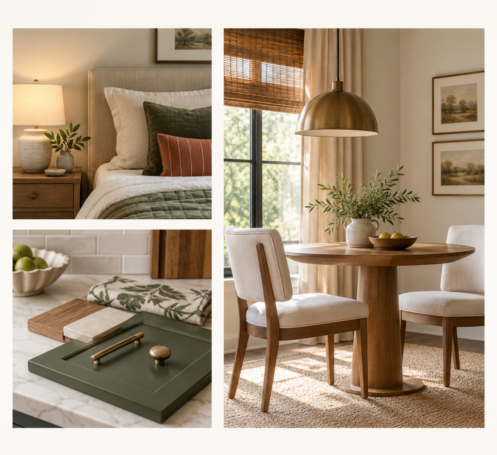 Bedroom, small dining area, and cabinet update ideas for an affordable home refresh